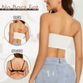 thumbnail image 4 of Strapless Bras for Women No Underwire Full Coverage Wireless Push Up Bandeau Tube Top pads Bralette-2 Pack, 4 of 7