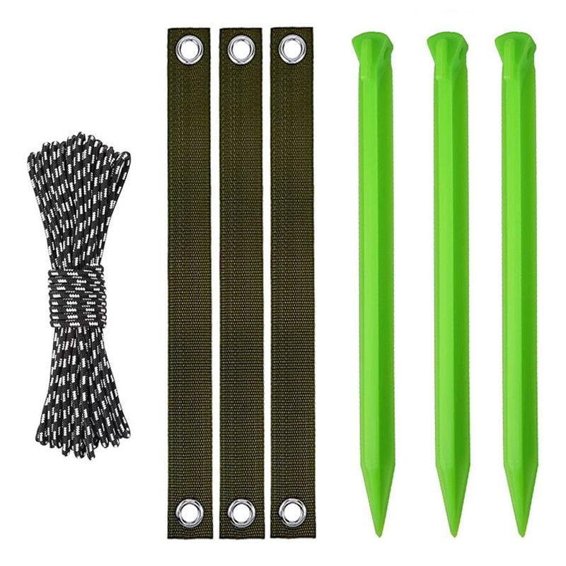 Heavy Duty Tree Stakes Kit Tree Support Strap with Stakes Young Trees ...