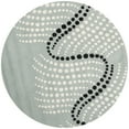 thumbnail image 3 of SAFAVIEH Soho Hudson Geometric Dotted Wool Area Rug, Grey/Ivory, 5' x 8', 3 of 9