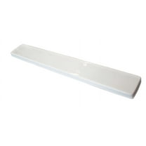 Design House Cultured Marble Solid White 18.3" x 3.4" Universal Bathroom Side Splash