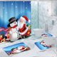 thumbnail image 1 of Juego de cuatro alfombras de baño, alfombras para sala de estar, alfombra de área, alfombra de baño estampada, impermeable y cortina de ducha de poliéster, alfombra absorbente., 1 of 4