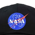 thumbnail image 2 of Dalix NASA Embroidered Mens Womens Cotton Dad Hat Baseball Cap Adjustable in Black, 2 of 5