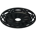 thumbnail image 3 of Ekena Millwork 26 5/8"OD x 4 1/2"ID x 1 3/8"P Loera Ceiling Medallion (Fits Canopies up to 6 1/4"), Hand-Painted Steel Gray, 3 of 5