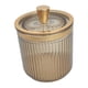 thumbnail image 5 of Soporte para almohadilla de hisopo de algodón Yuyangstore organizador de maquillaje marrón claro, 5 of 8