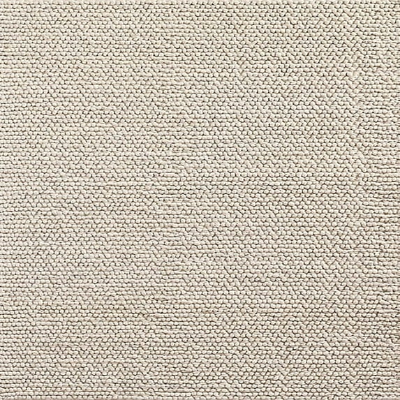 Ahgly Company Machine Washable Indoor Square Industrial Modern Antique White Beige Area Rugs, 6' Square