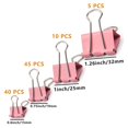 thumbnail image 5 of Paper Clamps, Assorted Sizes (Mini, Small, Medium, Large), 60 Pcs Clips for Office School Supplies, 5 of 5