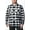 black-white, variant on Men's Big & Tall Flannel Shirt Warm Oversized Long Sleeve Button Down Shirt Loose Fit Casual Plaid Shirt for Fall Winter