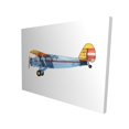 thumbnail image 1 of Petit Avion Bleu - Toile 36"x48 Pouces - Impression à la Demande, 1 of 5