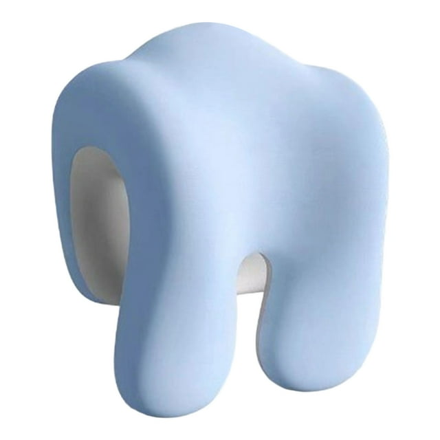 Feltree Memory Foam Neck Contour Pillow with Support for Sleeping, Desk Resting or Travel, Comfortable Office Home Use Head Support Cushion for Back Stomach