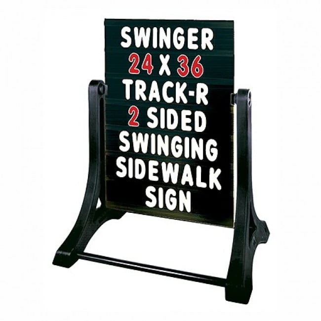 Standard 32?x42? Double Sided Black Magic Master Swinger Sidewalk Sign