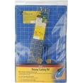 Dritz Rotary Cutting Kit, Rotary Cutter, Cutting Mat, Omnigrid Ruler
