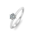 thumbnail image 2 of 1/2 Carat TW Diamond Solitaire Engagement Ring in 14k White Gold (I1, G-H), 2 of 5