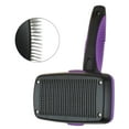 thumbnail image 2 of Pet Self Cleaning Slicker Brush, Shedding and Grooming Tool for Pets, for Large Medium Small Sensitive Long or Short Hair Dogs, Cats, 2 of 8