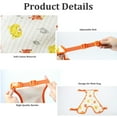 thumbnail image 2 of Dog Protection Vest, Warm Breathable Chest and Belly Protector Vest, Doggie Shirt Vest for Small Medium Large Dogs (Orange-Male,2XL), 2 of 6