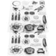 thumbnail image 4 of Sello para Hacer Tarjetas Bling Bling Juego de 2 Sellos Transparentes Vintage, 4 of 12