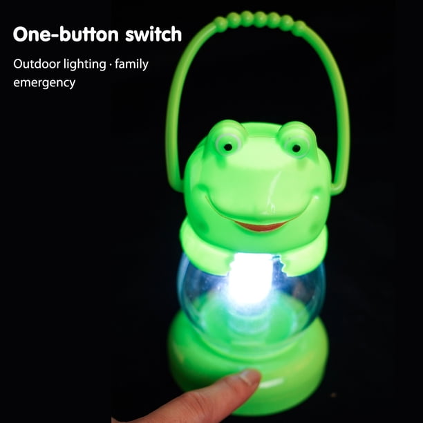 Luz De Camping Para Niños Luz De Camping Para Niños Luces nocturnas de seguridad para bebés LED Mariposa de ranas alimentada por batería para niños unisex