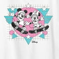 thumbnail image 3 of Disney - Mickey & Friends - Minnie & Mickey Skater - Retro Style - Women's Short Sleeve Graphic T-Shirt, 3 of 5