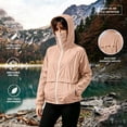 thumbnail image 4 of ATOYSOY Womens Rain Jackets Waterproof Windbreaker Jackets light Portable Fall Rain Coat, 4 of 7