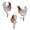 E, variant on Rooster Hen Decorative Garden Stakes Outdoor Garden Decoration Chicken Stake for Yard Outdoor Ornaments