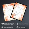 thumbnail image 2 of The Way The Truth The Life Orange Bible Quote New Testament Jesus Christ Christian Faith God Revelations Flowers Artwork Extra Large XL Wall Art Poster Print, 2 of 5