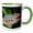 Green/White, variant on 3drose, Rainbow Panther Chameleon, Lizard - Na02 Dno0693 - David Northcott, 15oz Mug