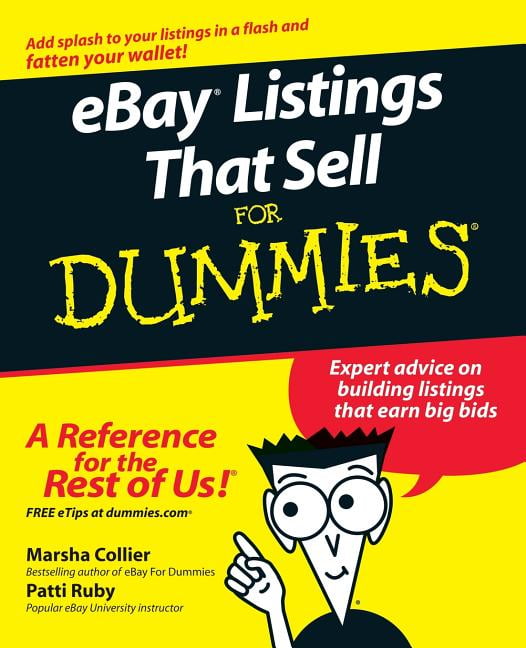 For Dummies Ebay Listings That Sell for Dummies (Paperback)