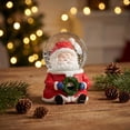 thumbnail image 5 of Cififendec Christmas Snow Globe, 4.2"×3", Santa Globe Table Ornament for Side Table Festive Accent Styling & Individual Holiday Present Wrapping Preparation, 5 of 5