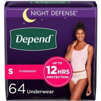 Depend Night Defense Adult Incontinence Underwear for Women - Choose Your Size