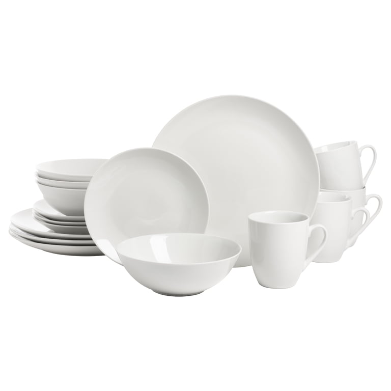 10 Strawberry Street Simply White Coupe 16-Piece Set photo 1