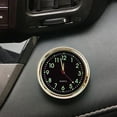 thumbnail image 3 of Sunjoy Tech Car Dashboard Mini Clock, Automotive Clock Self-adhesive Clock, Refit Interior Electronic Quartz Watch Ornaments for Car Decoration, Universal and Luminous, 3 of 5