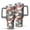 Grey, variant on Camouflage 40oz Tumbler– Stainless Steel Insulated Tumbler with Handle and Straw, Large Capacity Travel Cup for Hot & Cold Drinks