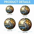 thumbnail image 6 of Hanging Stained Glass for Windows Heron - Stained Glass for Windows Heron, Festival Gift Ornament, Year-Round Decorative Piece, Home Wall & Window Art, 6 of 6