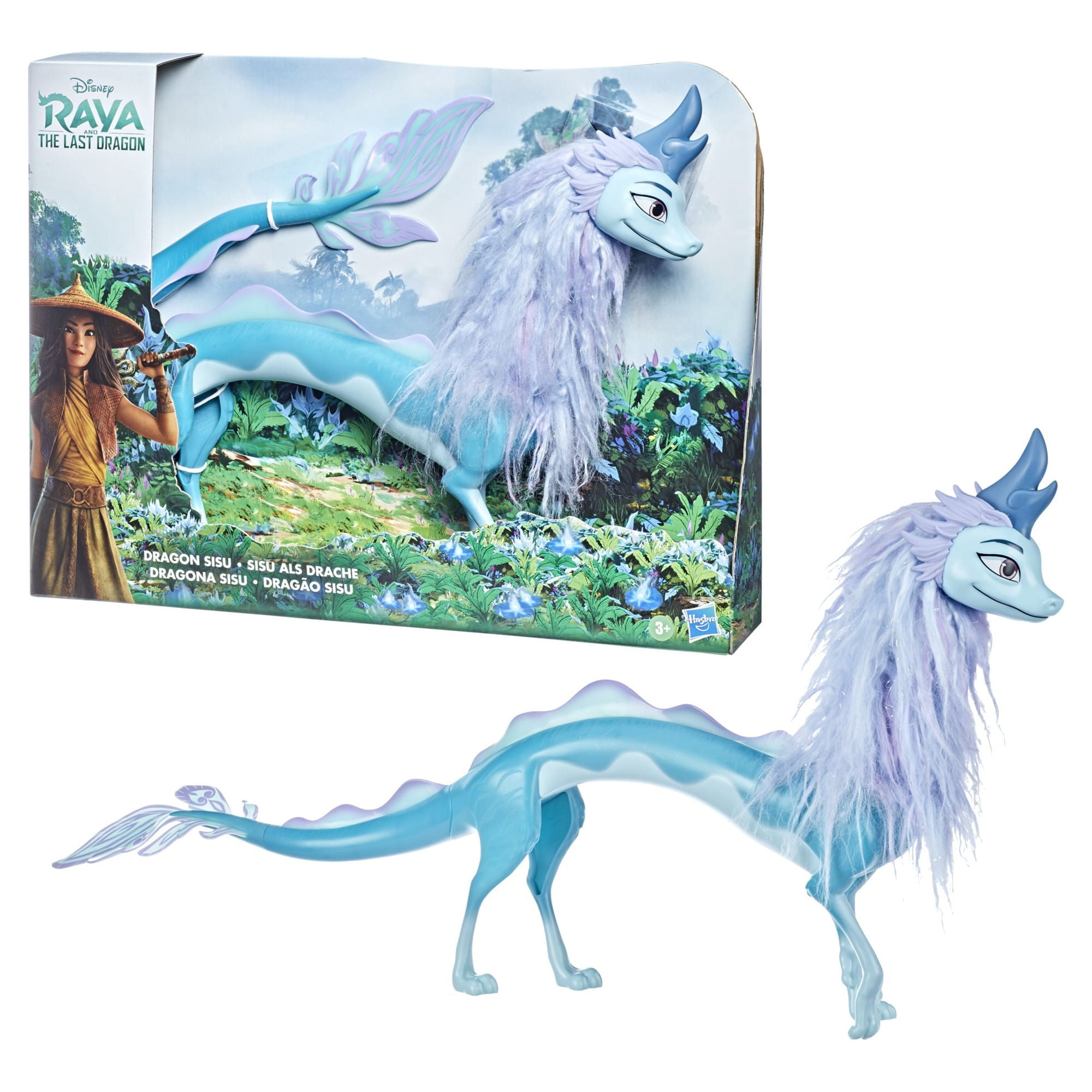 Disney's Raya and the Last Dragon Sisu Figure, Dragon Doll with Hair, 3 inch