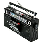 QFX J-220BT cassette AM/FM/SW radio Bluetooth boombox with USB recording