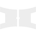 thumbnail image 4 of 36"W x 24"H x 2"ID x 7 3/4"C x 1"P Haven Architectural Grade PVC Contemporary Ceiling Medallion, Two Piece, 4 of 11