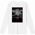 thumbnail image 4 of It Chapter 2 Pennywise Beckons Fan Poster Adult White Crew Neck Long Sleeve Tee-XXL, 4 of 6