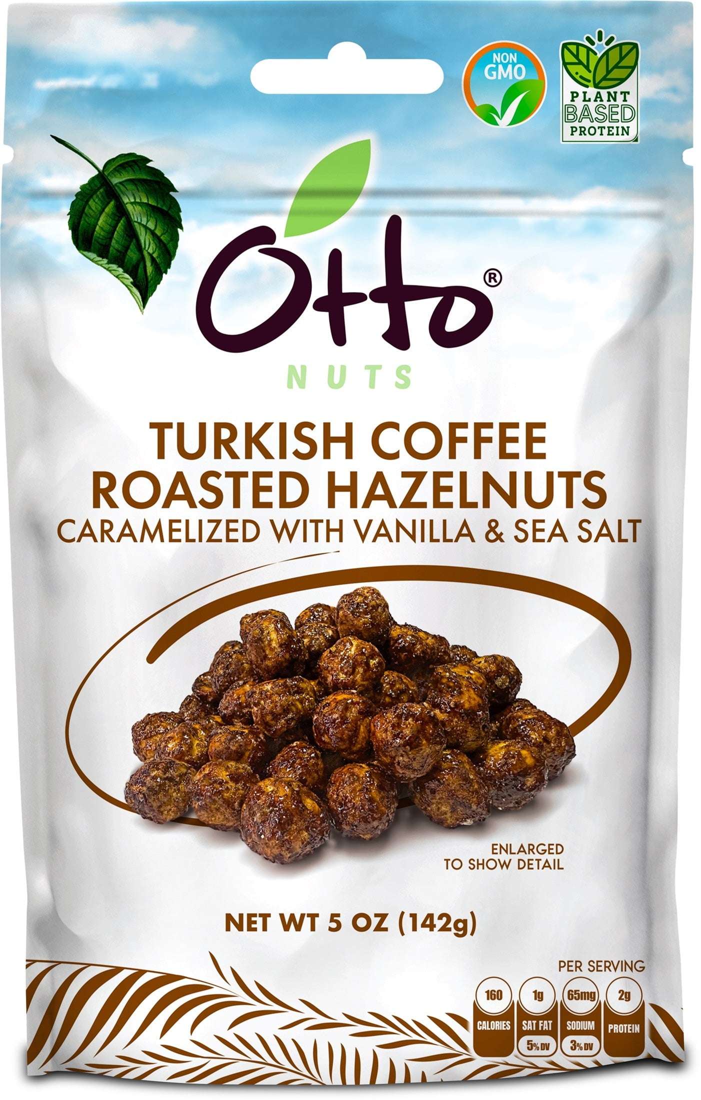 Otto Snacks Turkish Coffee Roasted Hazelnuts 5oz Hand Harvested in