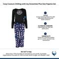 thumbnail image 5 of Cozy Couture  Chilling with my Snowmies  Pajama Set (Women's Plus), 5 of 5