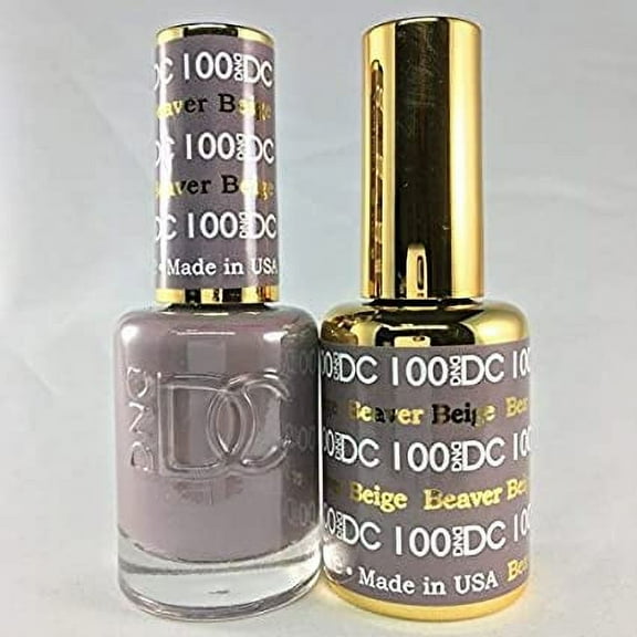 DND - DC Duo Soak off Gel & Matching nail polish - BEAVER BEIGE #DC100