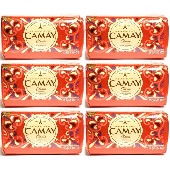 Camay International Classic Fragrance Bar Soap, 125 G / 4.4 Ounce (Pack of 18 Bars)