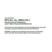 LSE Lighting UV Light 25 w (30 wEquivalent) Soft White Light Bulbs