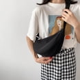 thumbnail image 4 of 2Pcs Fashion Canvas Shoulder Bag Chest Bag Casual For Party Azul negro Yinane Tote de hombro, 4 of 8