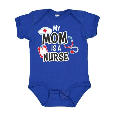 

Inktastic My Mom is a Nurse Gift Baby Boy or Baby Girl Bodysuit