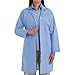 thumbnail image 3 of Red Kap Women's Lab Coat, Light Blue, Large, 3 of 4