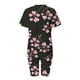 thumbnail image 3 of Blusas para las Mujeres Casual Impreso Cuello en V Manga Corta Blusa Pantalones Cortos, Conjuntos de Ropa para las Mujeres, 3 of 6