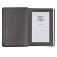 thumbnail image 3 of Black Faux Leather Large Print Compact King James Version Bible, 3 of 8