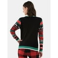 thumbnail image 3 of No Boundaries Christmas Sweater, Women's and Women's Plus, 3 of 4