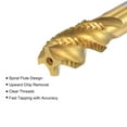 thumbnail image 3 of Unique Bargains M18 x 2.5 High Speed Steel Machine 4 Spiral Flutes Thread Tap Titanium Plated, 3 of 6