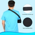 thumbnail image 6 of Arm Sling, Lightweight Adjustable Mesh Shoulder Immobilizer Rotator Cuff Arm Swathe Support Brace for Shoulder Injury, Broken & Fractured Bones, Fits Left and Right Arm Men and Women, L, 6 of 6