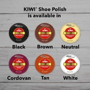 KIWI Regular Shoe Polish, Black, 1.125 oz (1 Metal Tin)